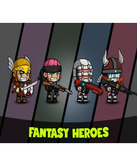 Fantasy Heroes: Character Editor & Sprite Sheet Maker Steam Key GLOBAL